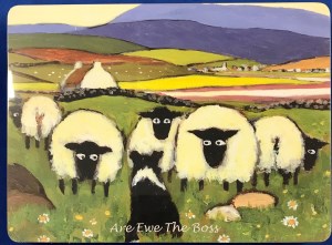 00456 Are Ewe The Boss Table Mat 300 x 221